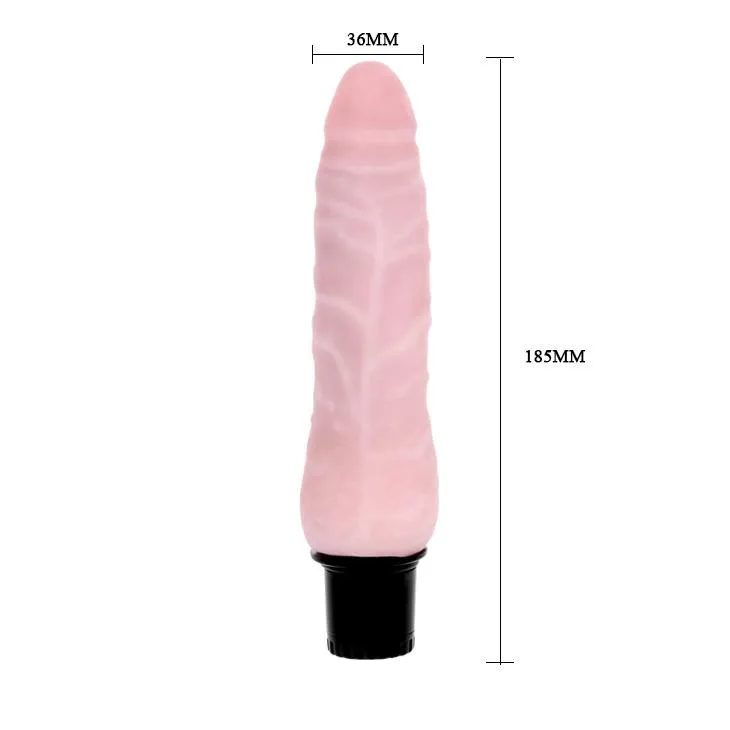 Вібратор Baile The Realistic Cock, 18.5 см (рожевий)
