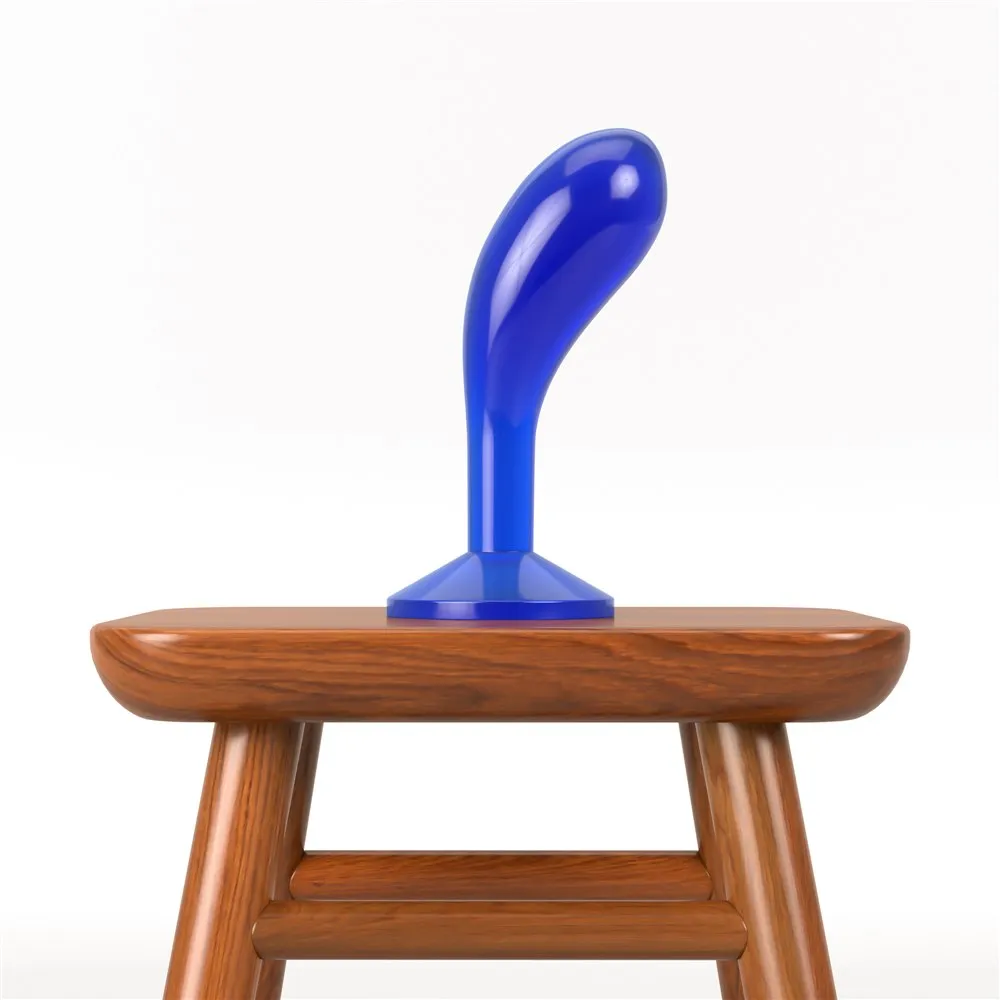 Анальная пробка Flawless Clear Anal Plug 6'', 15 см (синий)