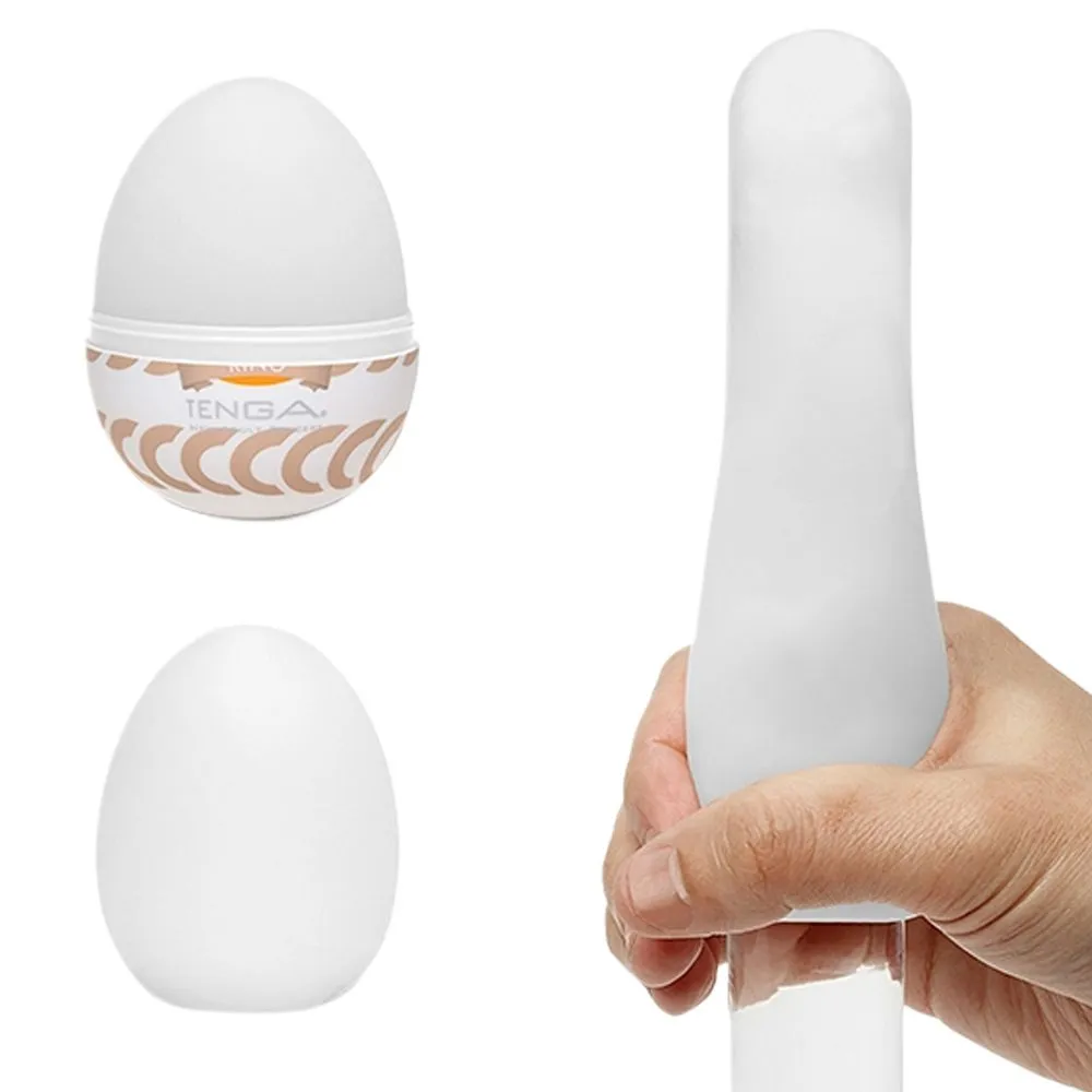 Мастурбатор яйце Tenga Egg Wonder Ring (білий)