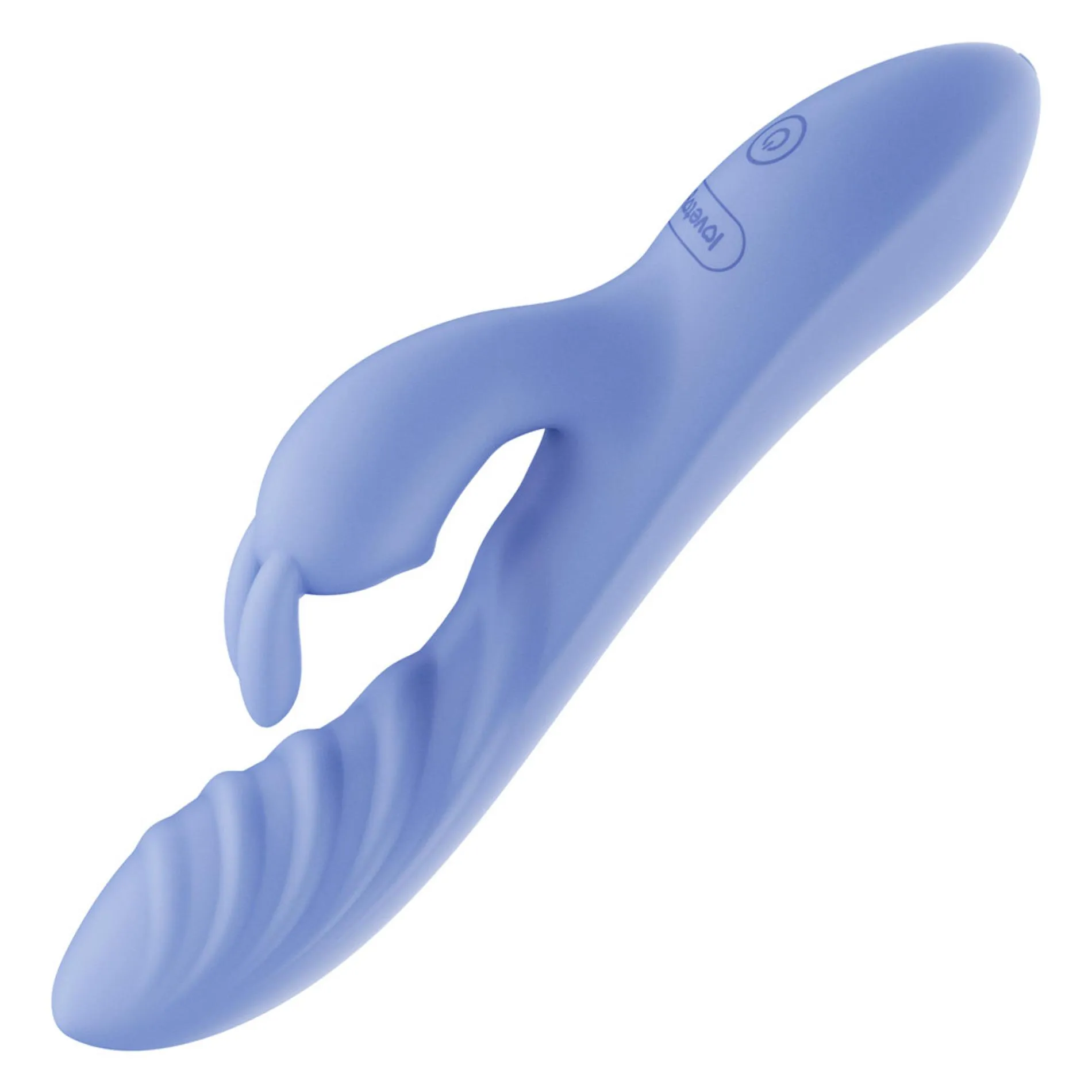Вібратор L'Allure Swirl Rechargeable, 20.5 см (блакитний)