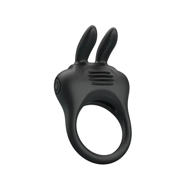 Ерекційне кільце Pretty Love Davion Penis Ring, 7,4 см (чорний)