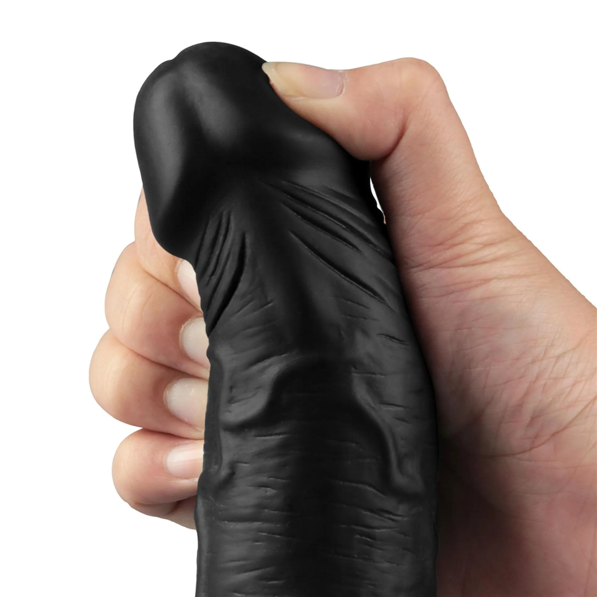 Вібратор Lovetoy Real Softee 9.5", 24 см (чорний)