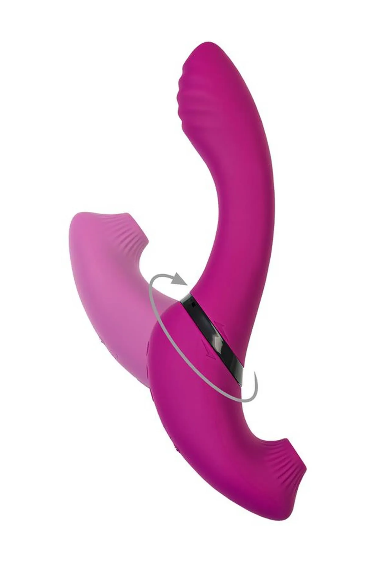 JOS Spin - Wibrator, Fioletowy, 23 cm