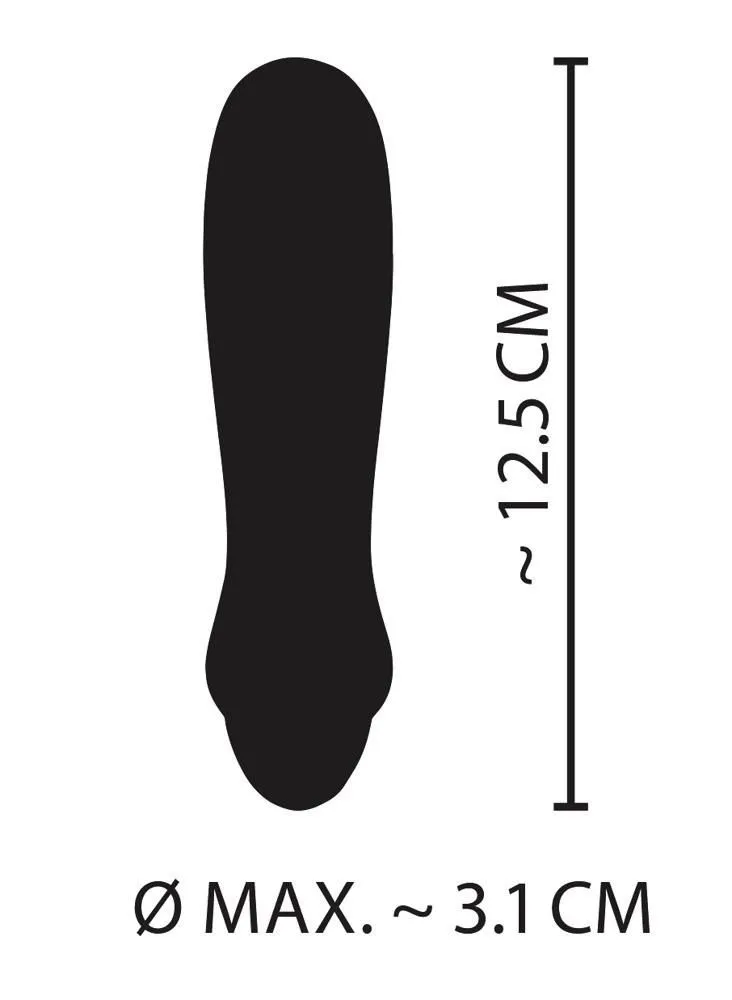Вібратор Cuties Mini Vibrator, 12,5 см (фіолетовий)