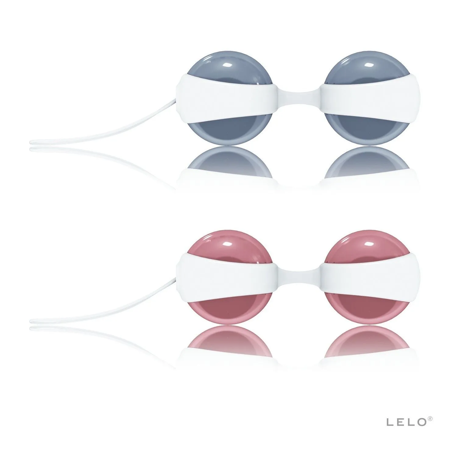 Вагинальные шарики Lelo Luna Beads (розовый и голубой)