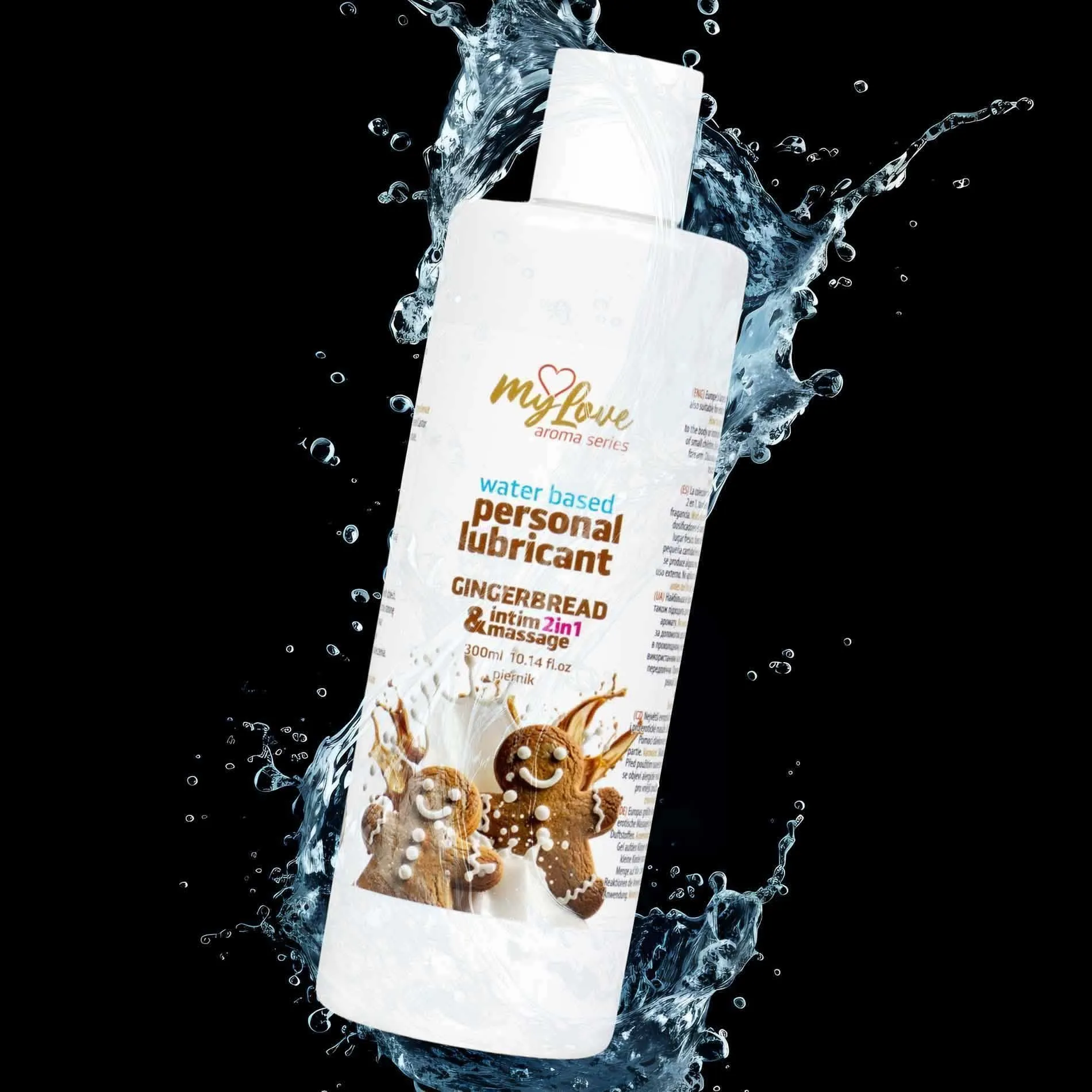 MyLove Aroma Series Intim&Massage 2in1 Gingerbread - Lubrykant, Imbir, 300 ml
