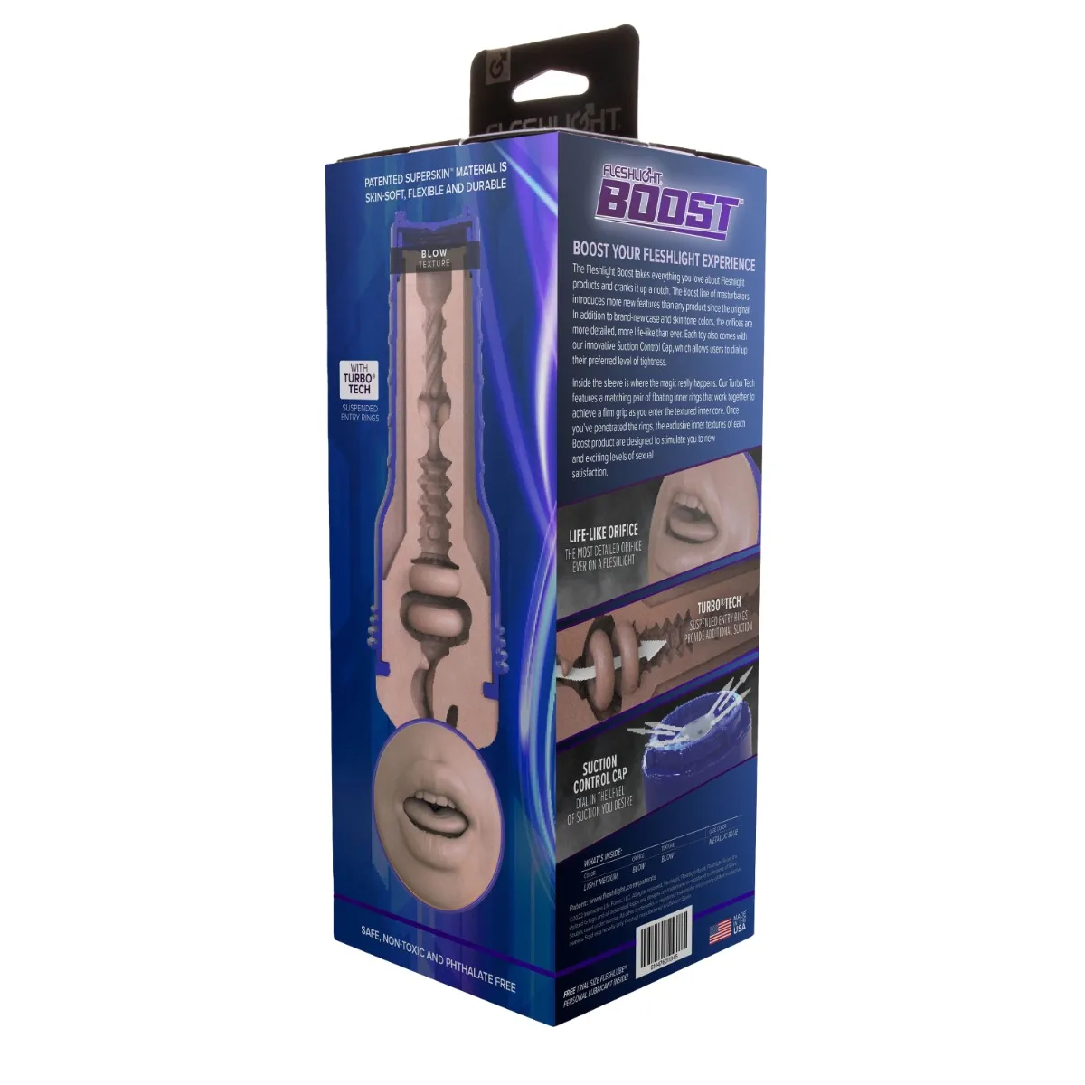 Мастурбатор Fleshlight Boost Blow Light Medium Flesh (телесный)