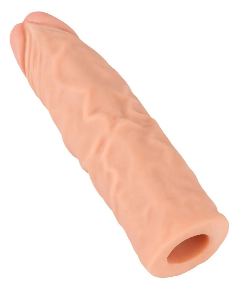 Насадка на пеніс Nature Skin Extension Sleeve, 19,5 см (тілесний)