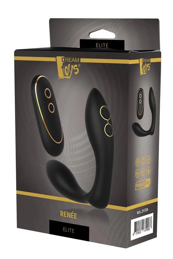 Вібратор Dream Toys Elite Renee, 11,2 см (чорний)