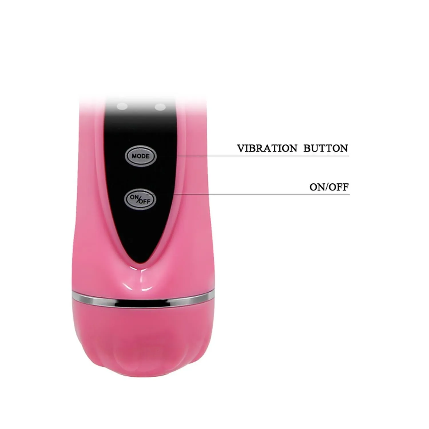Вибромассажер Baile Magical Massager, 20 см (розовый)