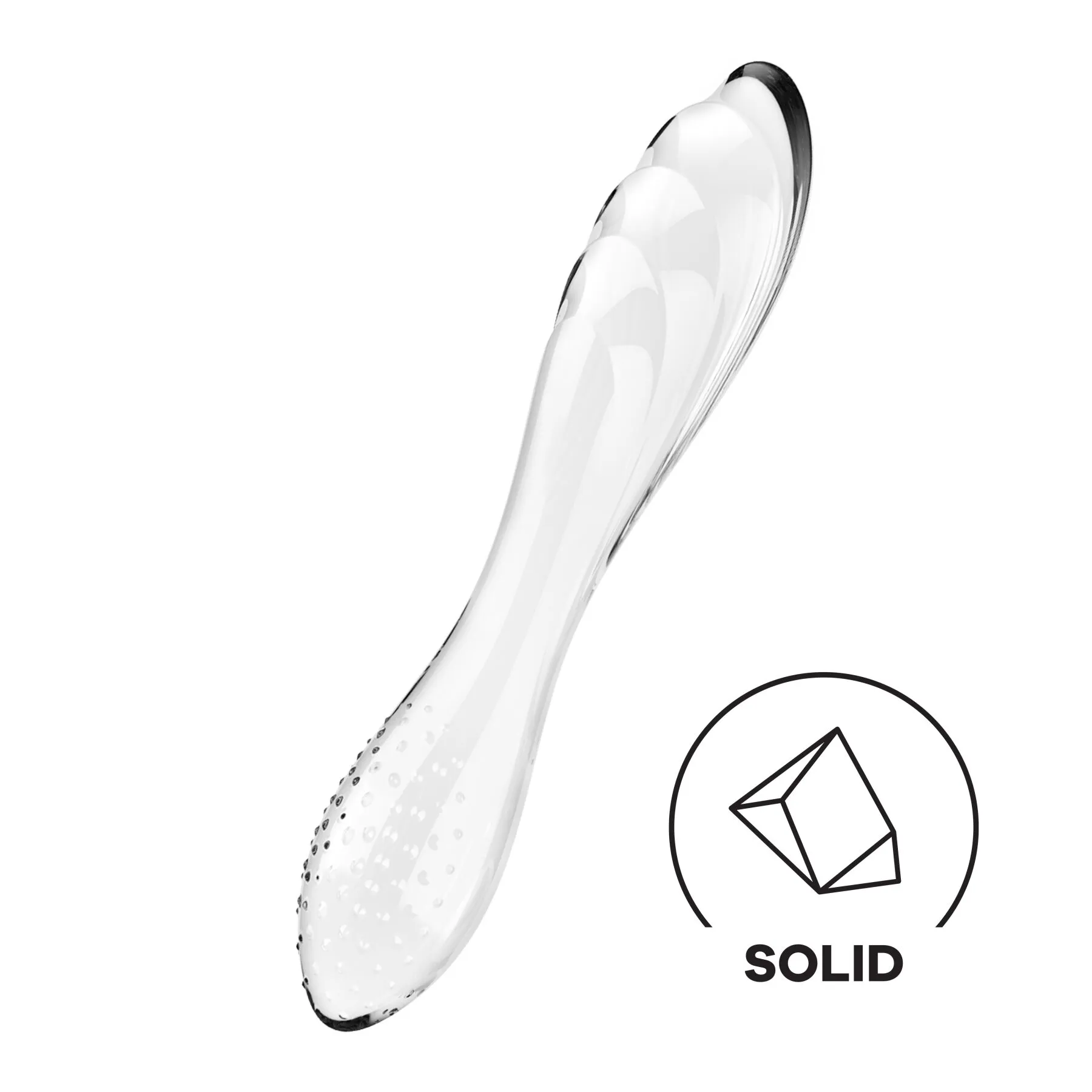 Фаллоимитатор Satisfyer Dazzling Crystal 1, 18.4 см (прозрачный)