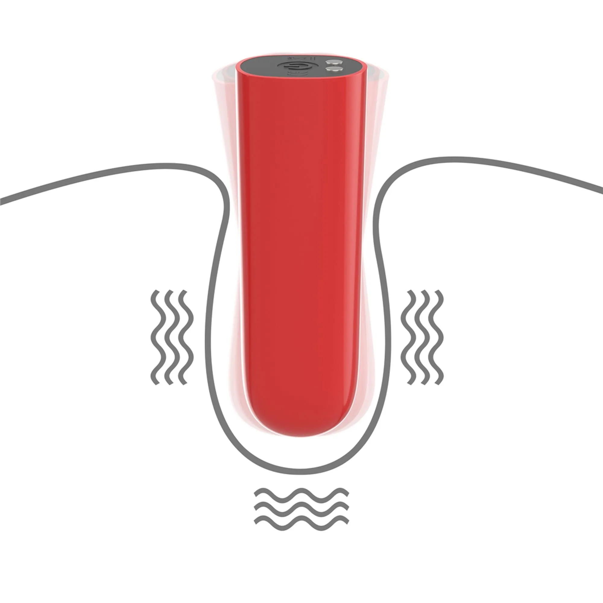 Вибратор Lovetoy Ijoy Rechargeable Bullet Scream, 8.4 см (красный)