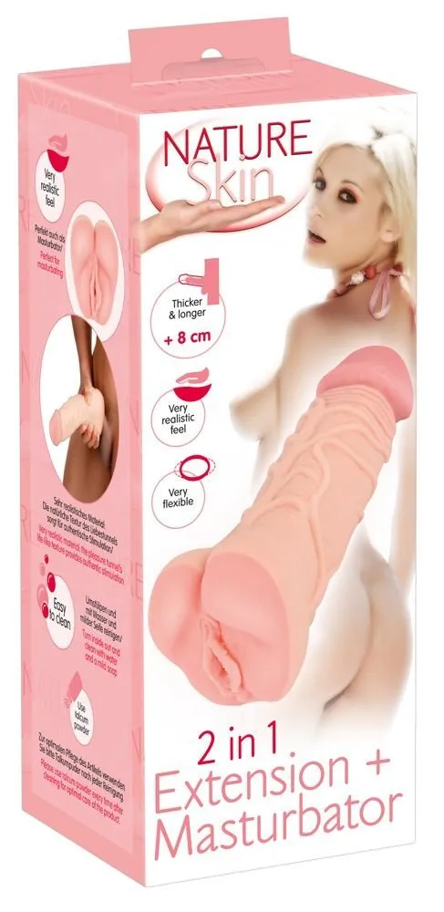 Мастурбатор Orion Nature Skin 2in1 Extension (тілесний)