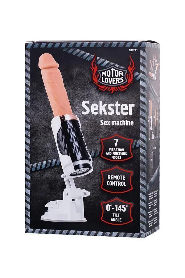 Toyfa Sekster - Maszyna erotyczna, W kolorze cielistym, 29 cm