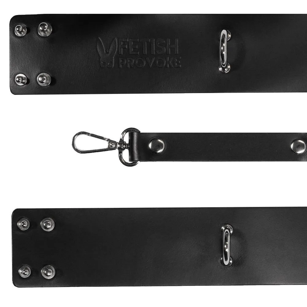 Fetish Provoke Cuffs of Desire - Kajdanki, Czarny, 26 cm