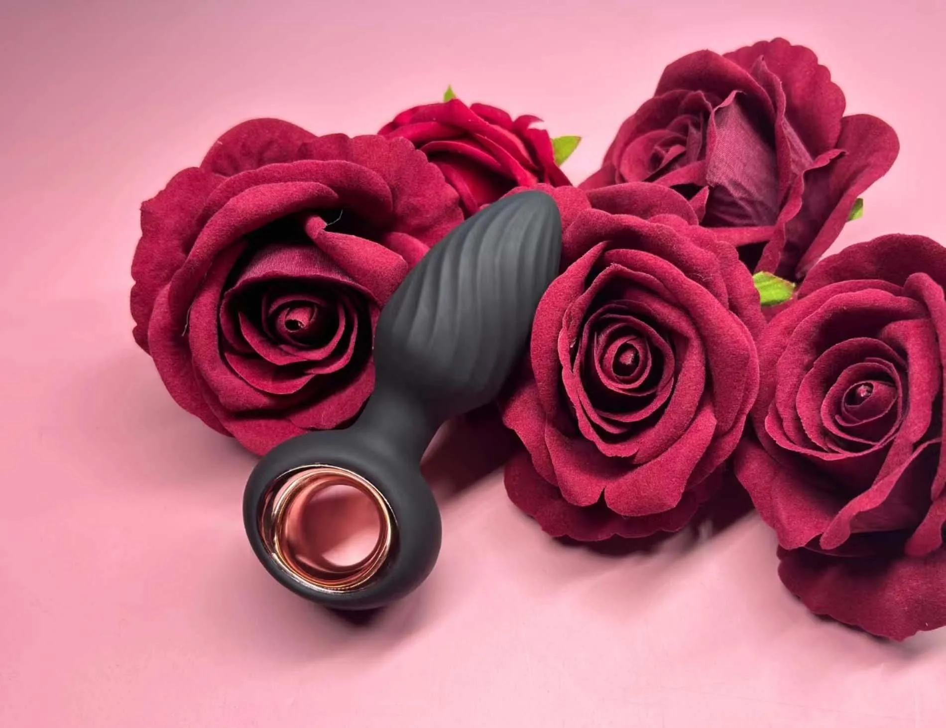Анальна пробка B - Series Cute Aisi Rotating Plug, 10.9 см (чорний)