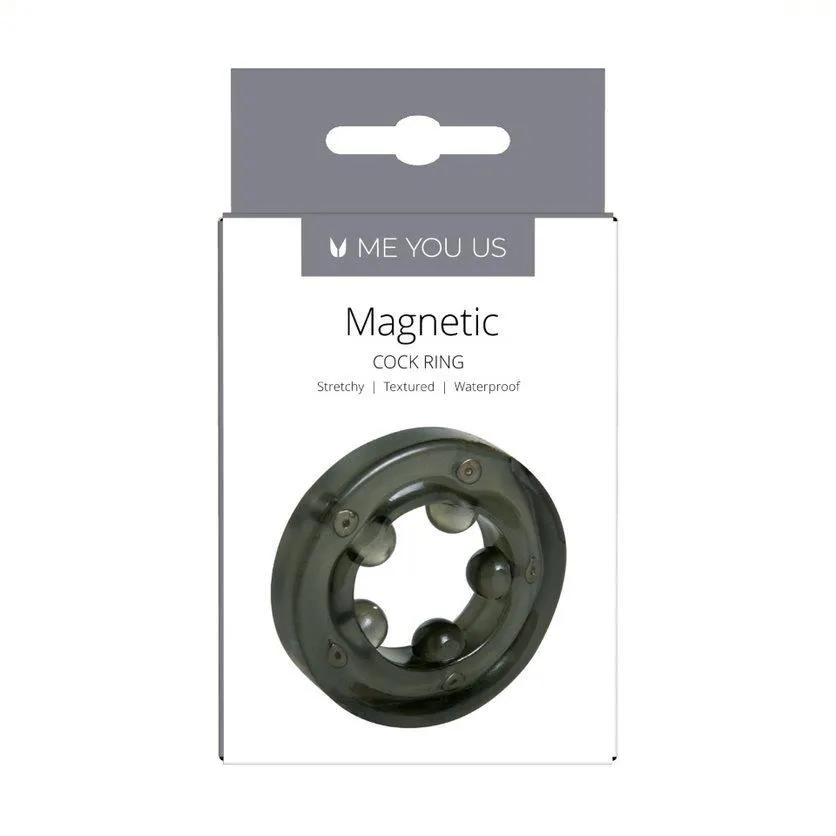 Me You Us Linx Magnetic - Pierścień erekcyjny, Czarny, 5 cm