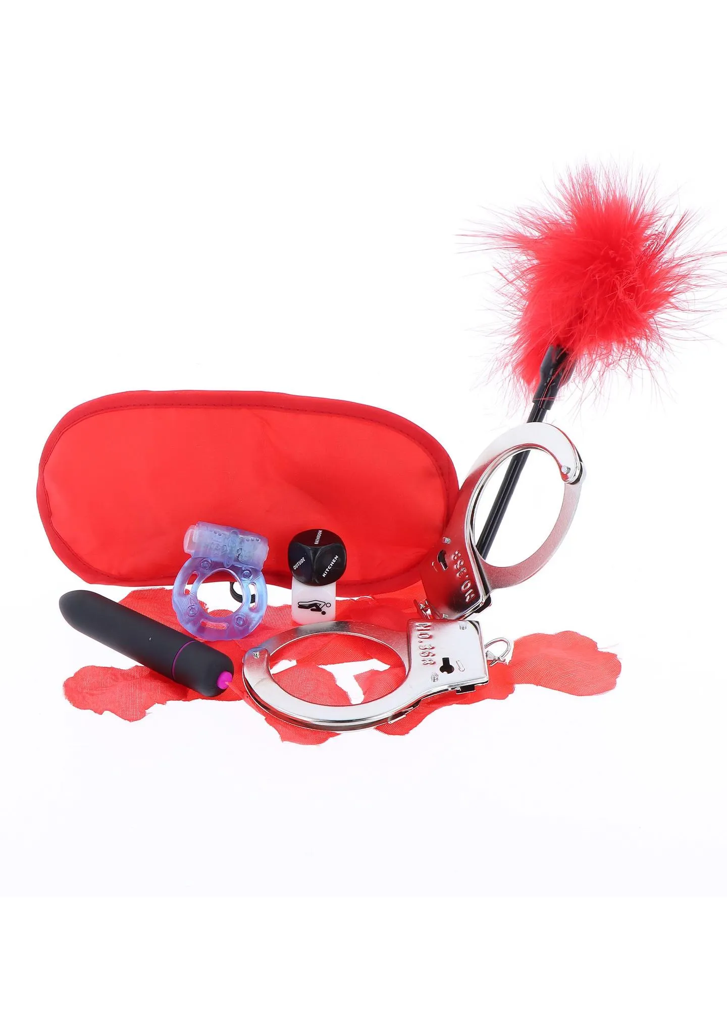 Scala Selection The Passionate Weekend Kit - Zestaw zabawek erotycznych, Czerwony