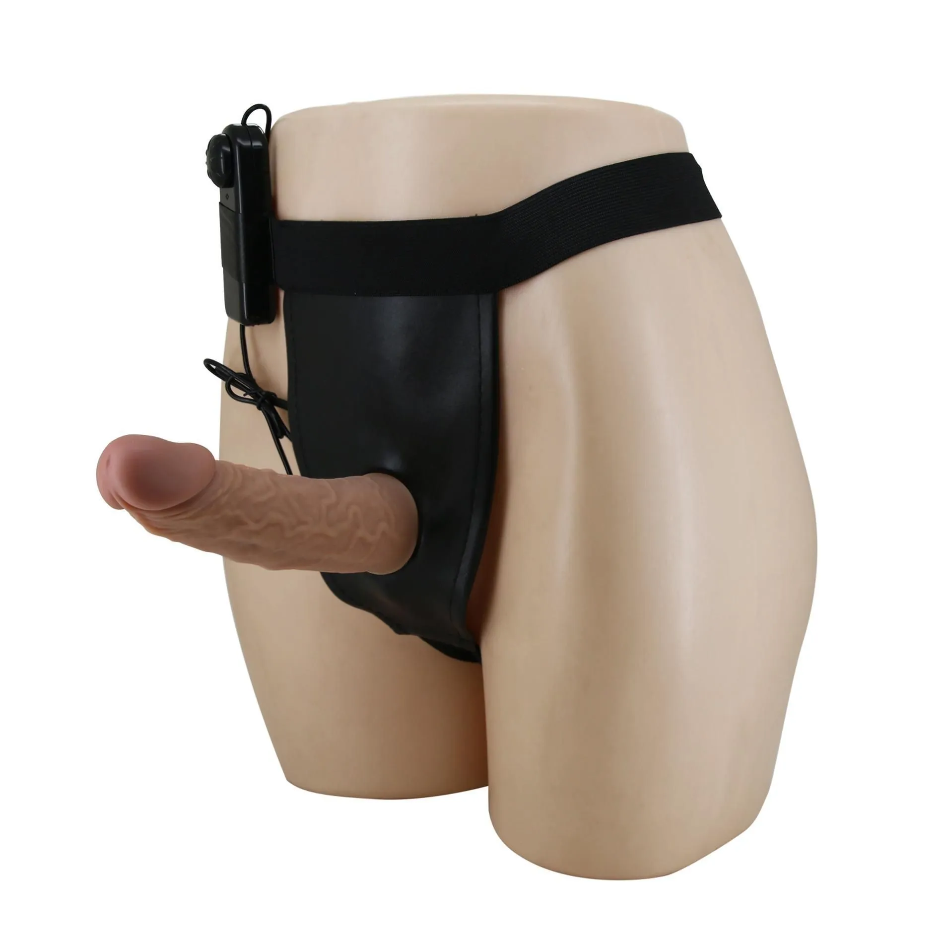 Страпон Pretty Love Harness Briefs Draven 6,8'', 17.5 см (телесный)