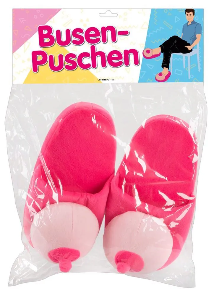 Orion Boob Slippers - Kapcie, Różowy, 28 cm
