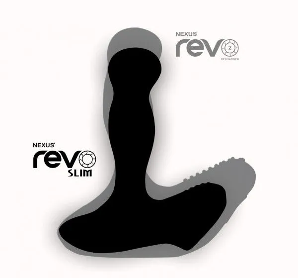 Стимулятор простаты Nexus Revo Slim, 11 см (черный)