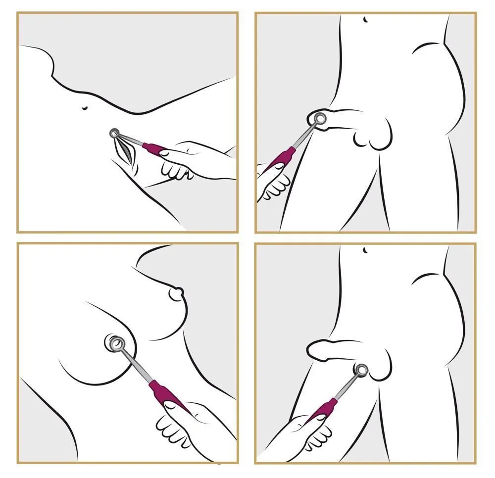 You2Toys Clit Stimulation Loop - Wibrator łechtaczkowy, Różowy, 17.9 cm