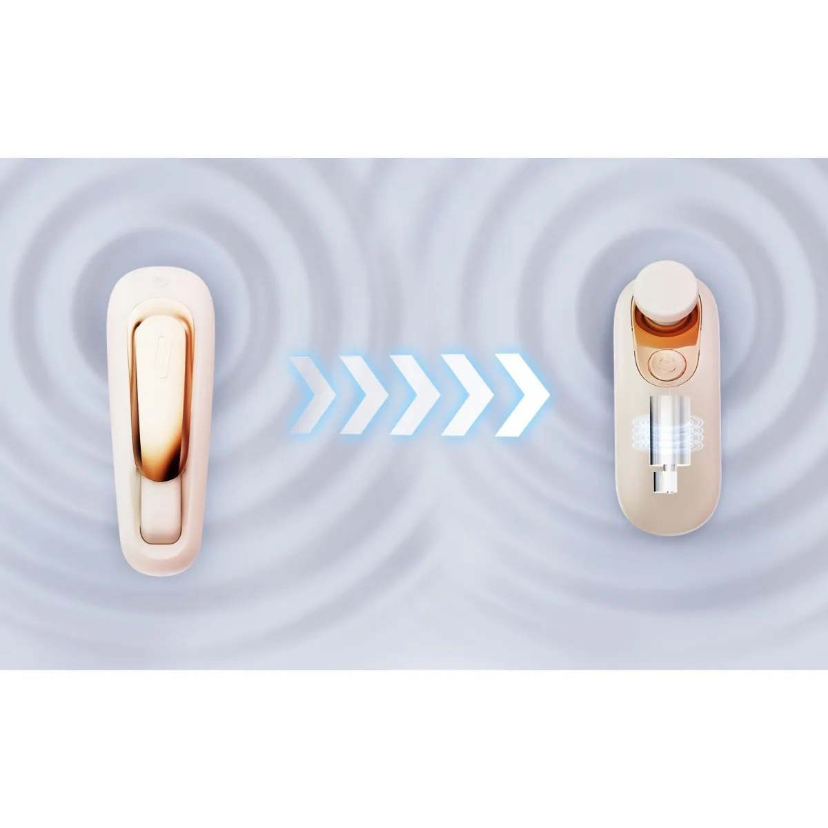 Qingnan No.6 Wireless Control Wearable Vibrator - Wibrator, Biały, 8 cm