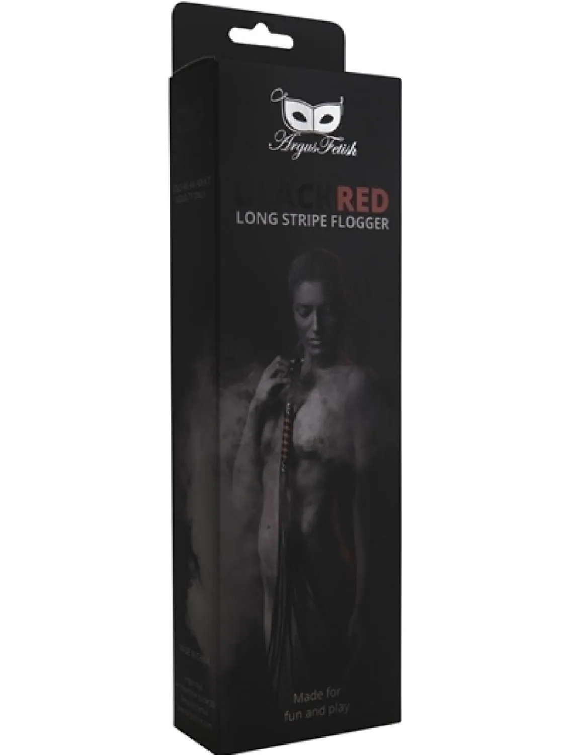 Флогер Argus Fetish Black Red Long (чорний-червоний)