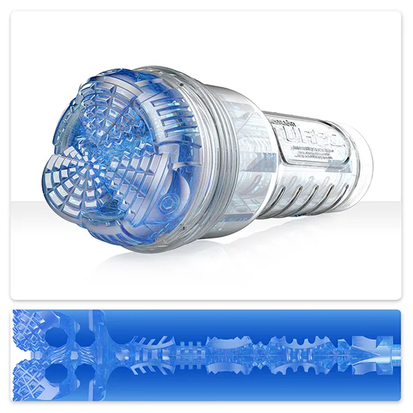Мастурбатор Fleshlight Turbo Core Blue Ice (блакитний)