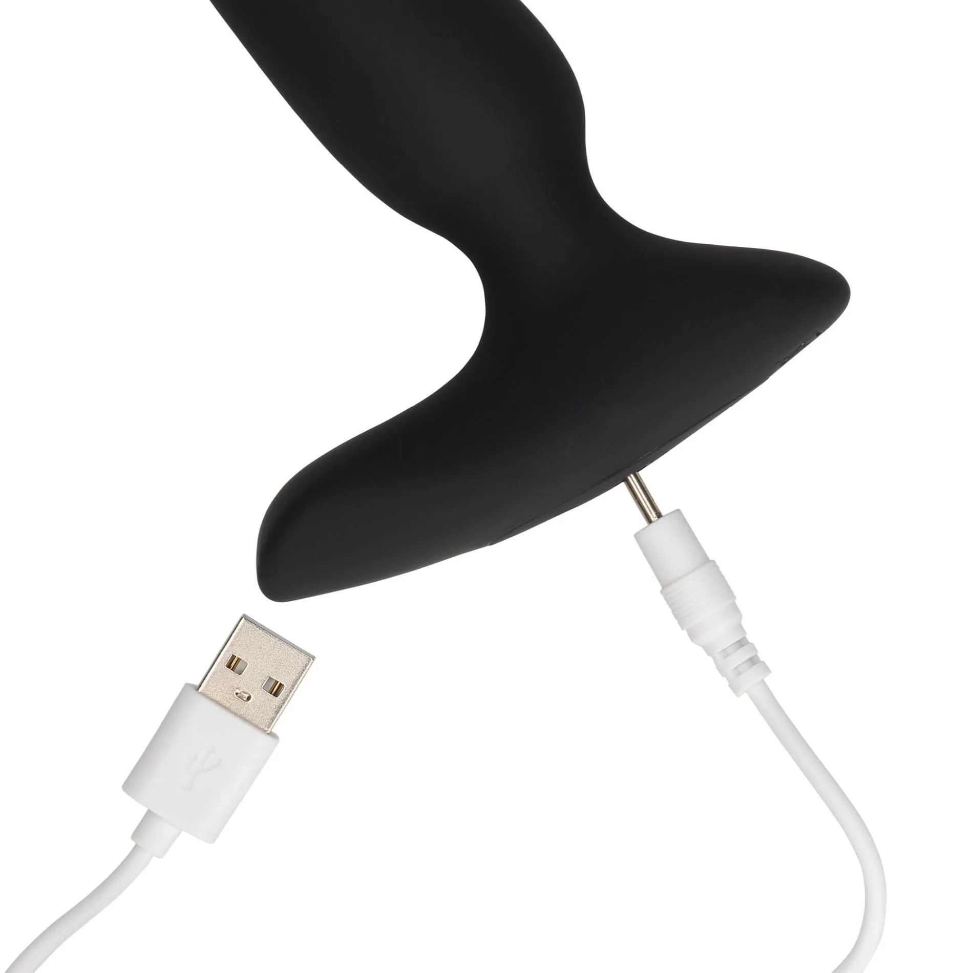 Loveline Smooth Plug - Korek analny, Czarny, 11 cm
