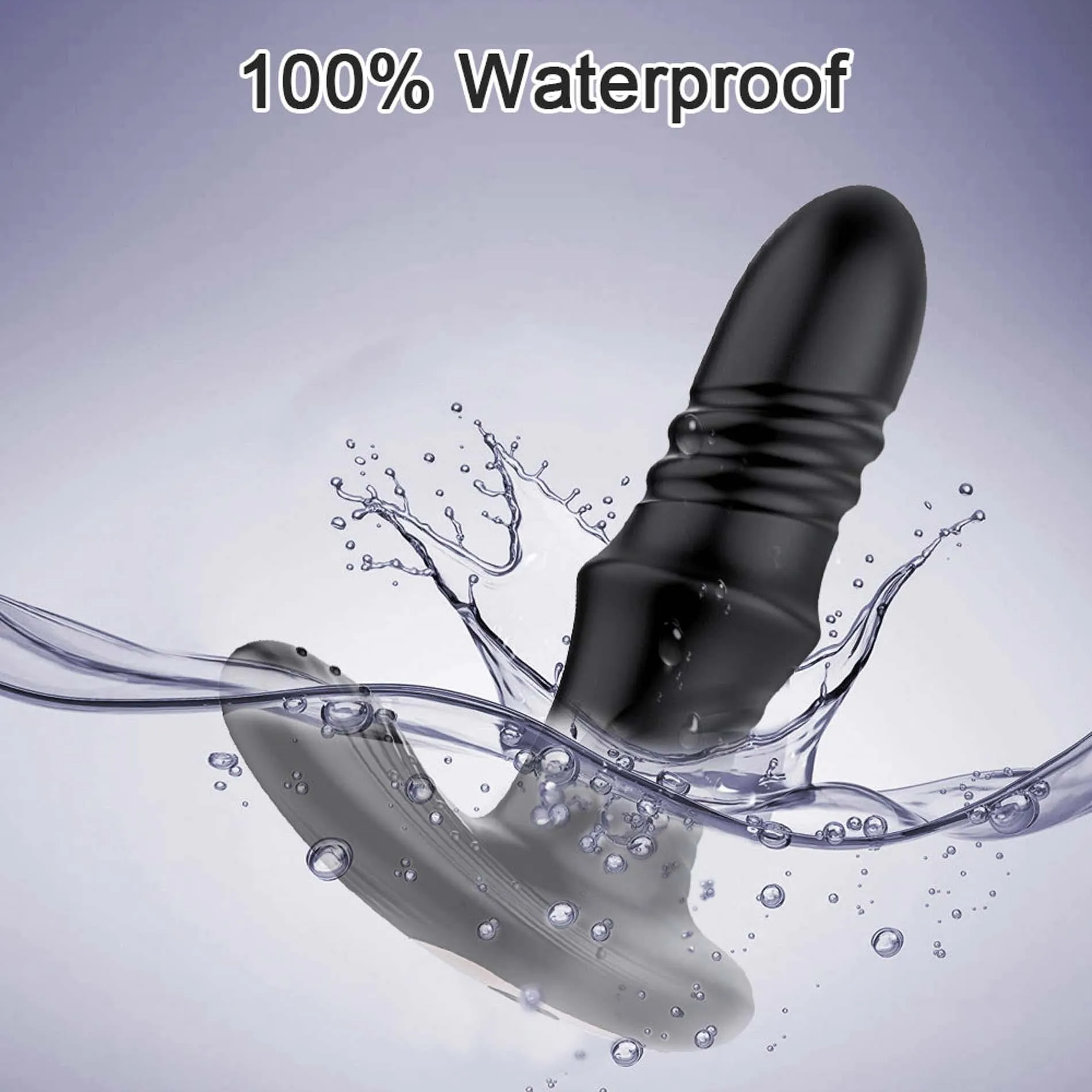 Power Escorts Premium App Function - Stymulator prostaty, Czarny, 12 cm