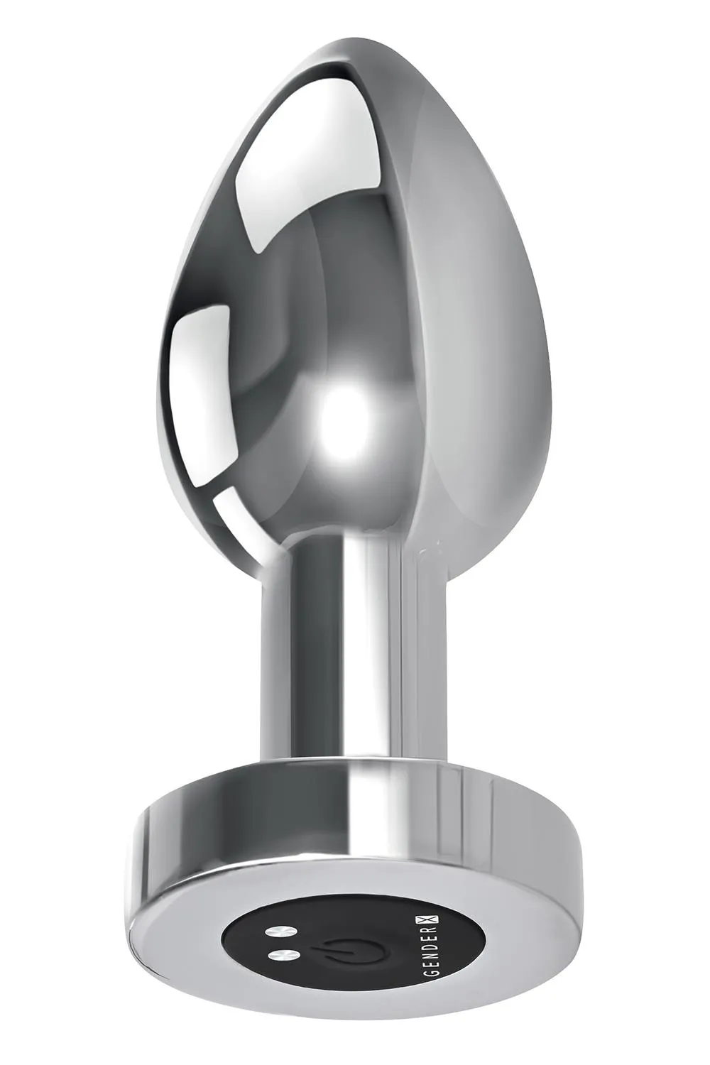 Анальна пробка Gender X Rockin Metal Plug XL, 10,5 см (срібляста)