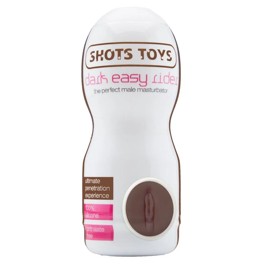 Мастурбатор ShotsToys Dark Easy Rider (коричневий)