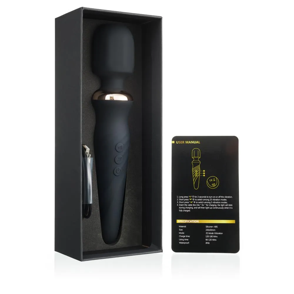 Вібромасажер Inty Toys Torch, 23 см (чорний)