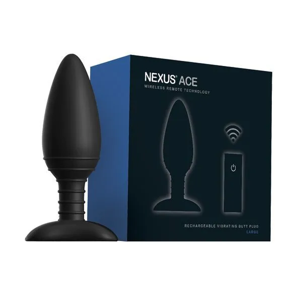 Анальная пробка Nexus Ace Large, 14 см (черный)