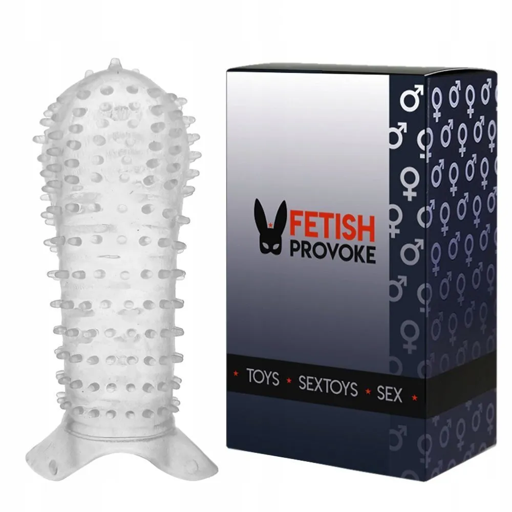 Насадка на пеніс Fetish Provoke Clear Power N05, 12 см (прозорий)
