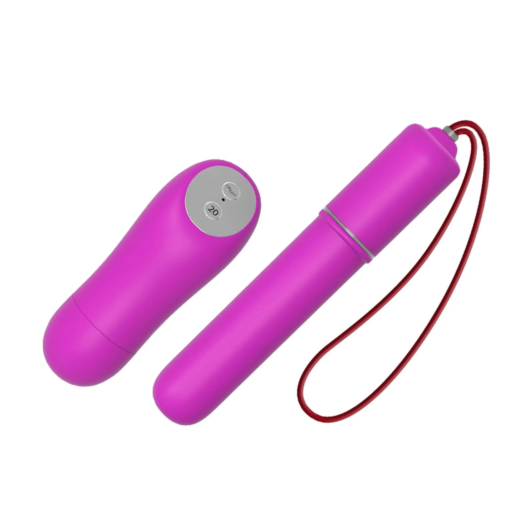 BAILE Magic X20 - Mini-wibrator, Fioletowy, 10.2 cm