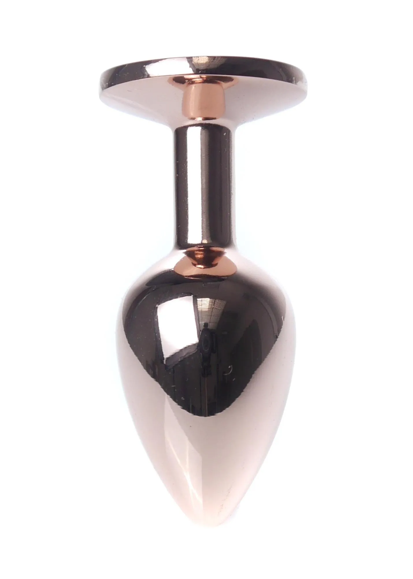Анальная пробка B - Series HeavyFun Plug-Jewellery с кристаллом, 7 см (черный)