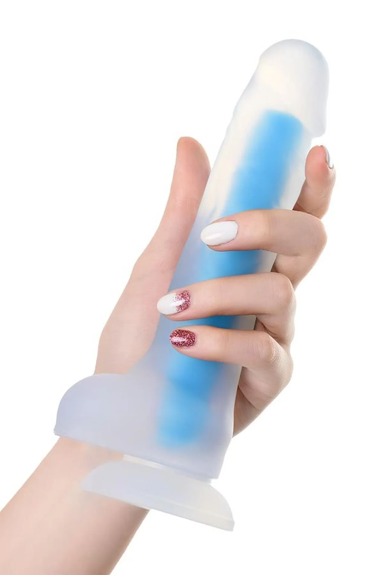 Toyfa Beyond Steve Glow - Dildo, Niebieski, 19 cm
