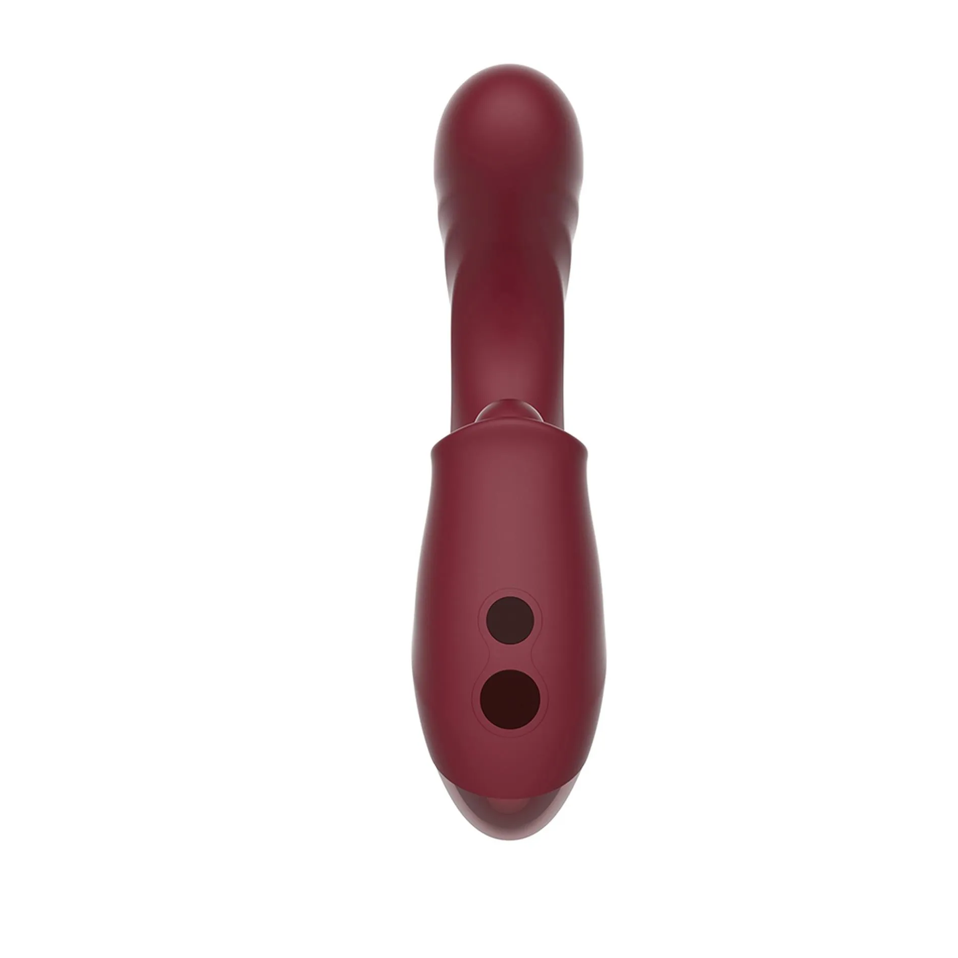 Вибратор-кролик Kissen Tide, 17.8 см (бордовый)