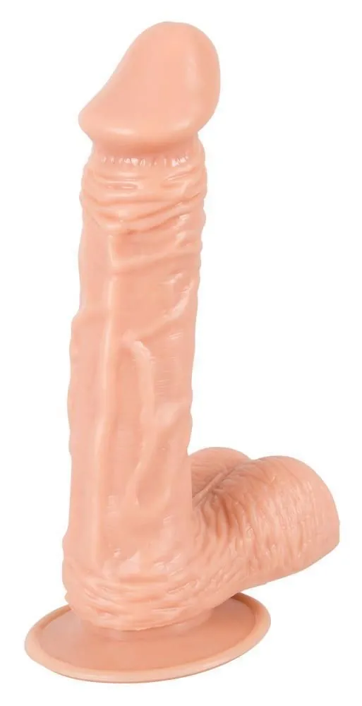 Фалоімітатор European Lover Medium, 20 см (тілесний)