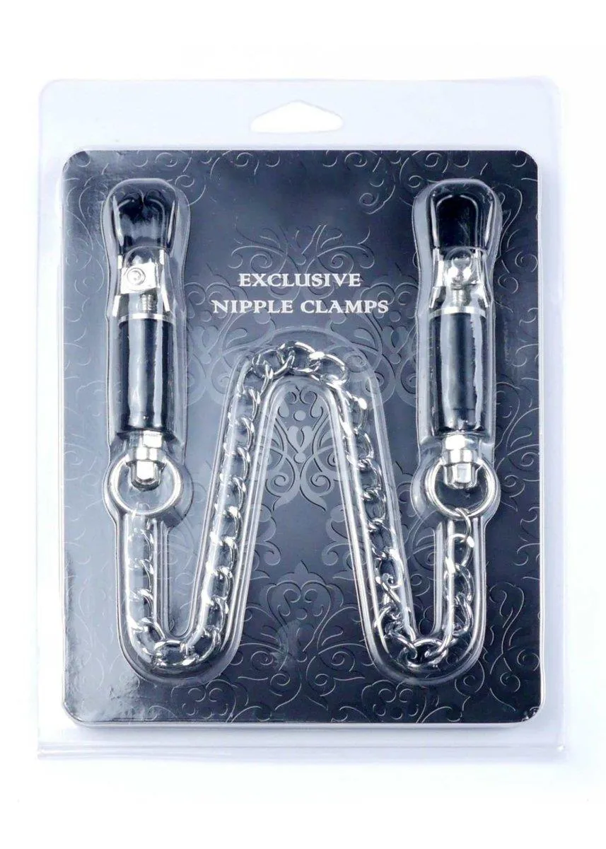 Зажимы для сосков Fetish B - Series Exclusive Nipple Clamps No.12, 43.5 см (серебристый)