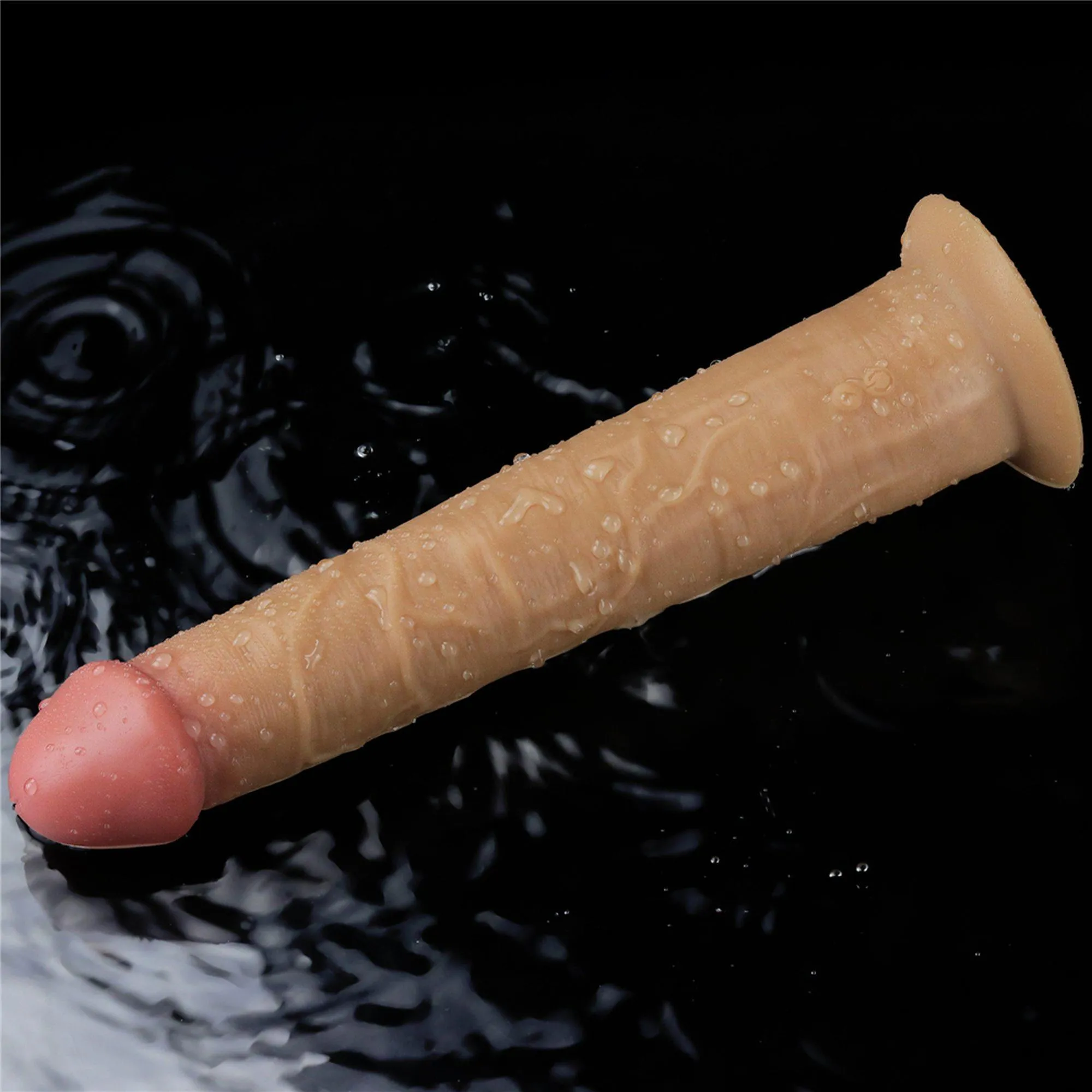 Реалистичный вибратор LoveToy Nature Cock, 26 см (телесный)