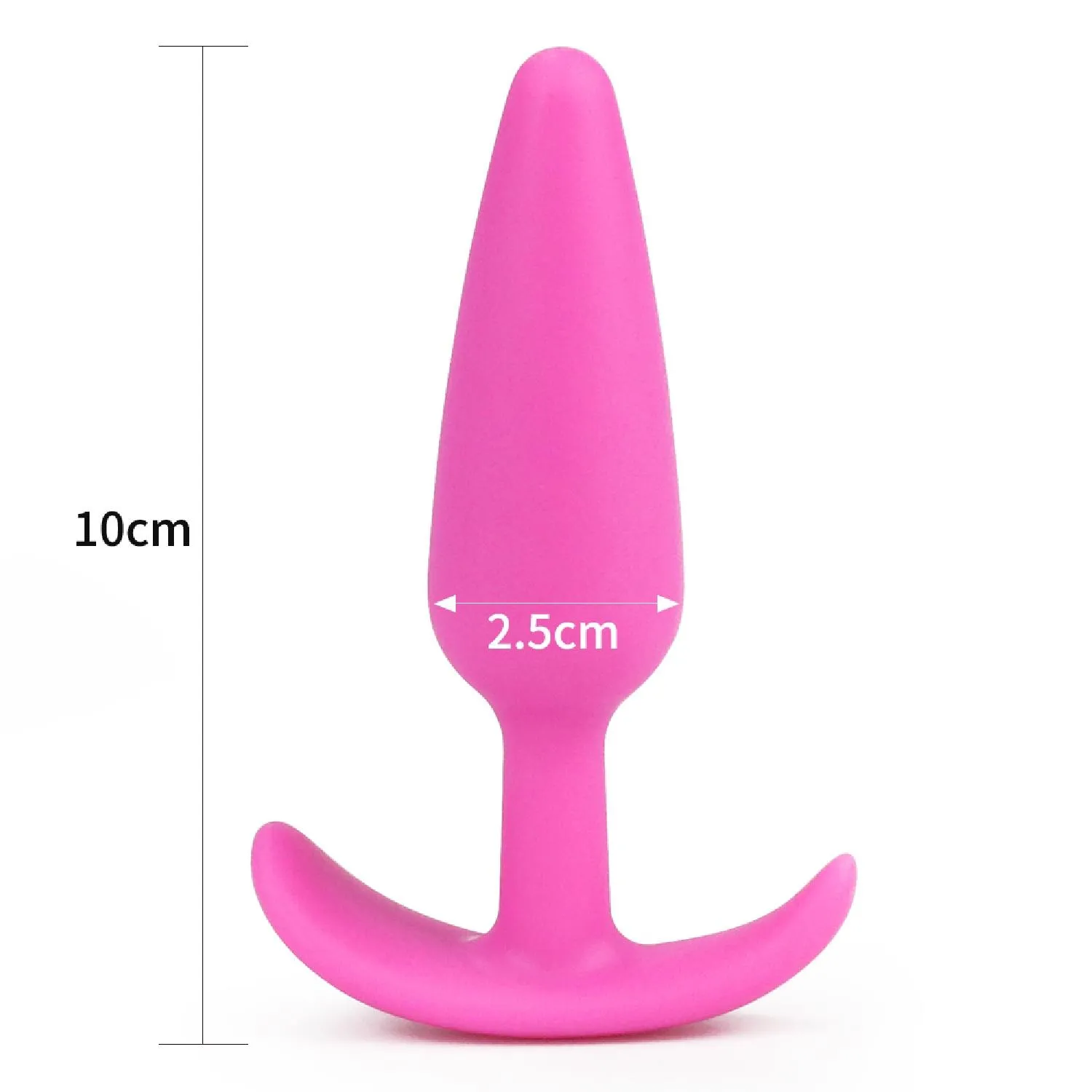 Анальная пробка Lure Me Classic S, 10 см (розовый)
