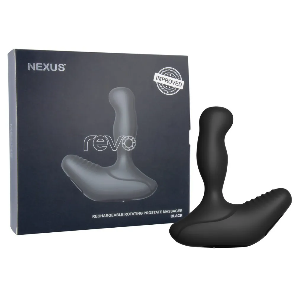 Nexus Revo New - Stymulator prostaty, Czarny, 12 cm