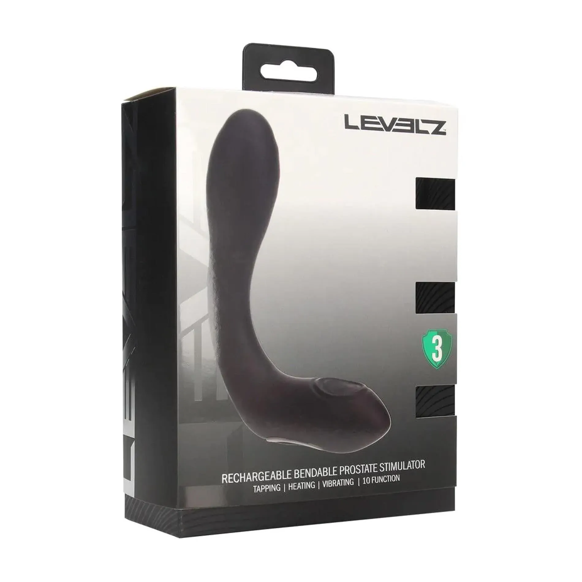 Shots Rechargeable Bendable Prostate Stimulator - Stymulator prostaty, Czarny