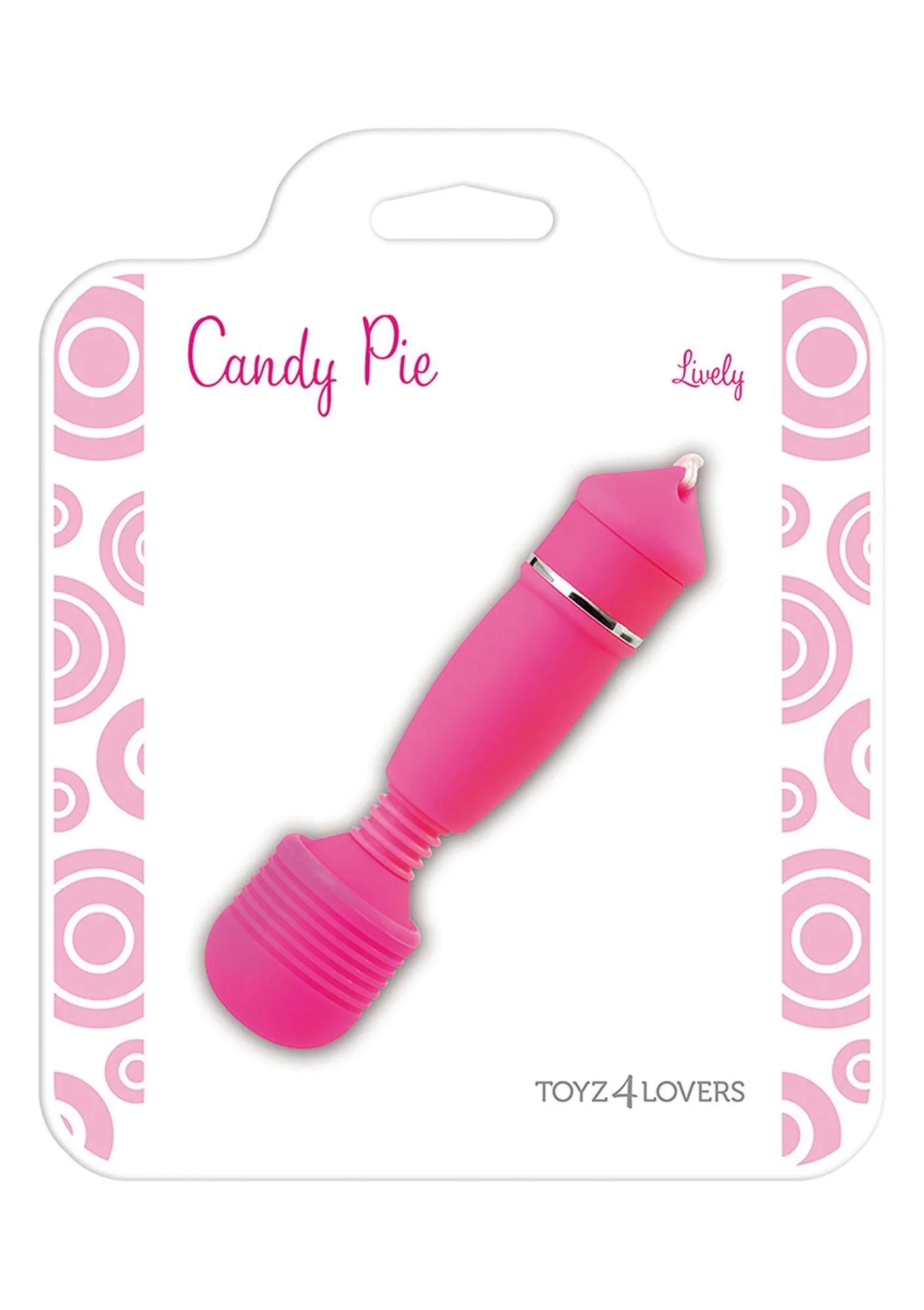 Мини-вибратор Candy Pie, 10.5 см (розовый)