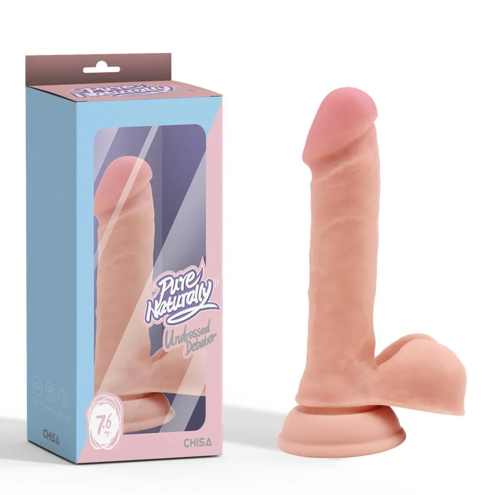Фаллоимитатор Pure Naturally Undressed Debater 7.6", 18.5 см (телесный)