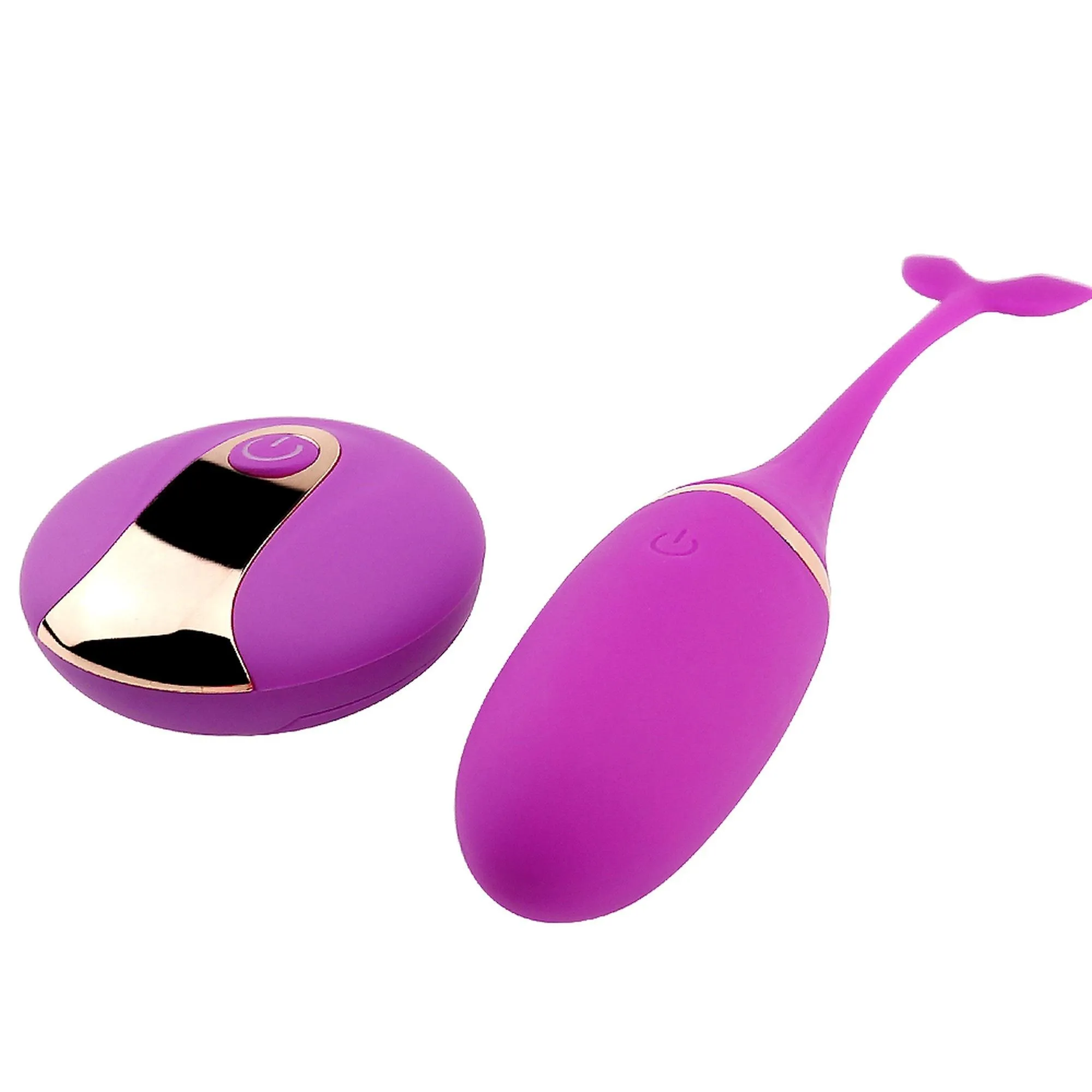 B - Series Lyla Vibratong Egg - Wibrujące jajko, Fioletowy, 15.3 cm
