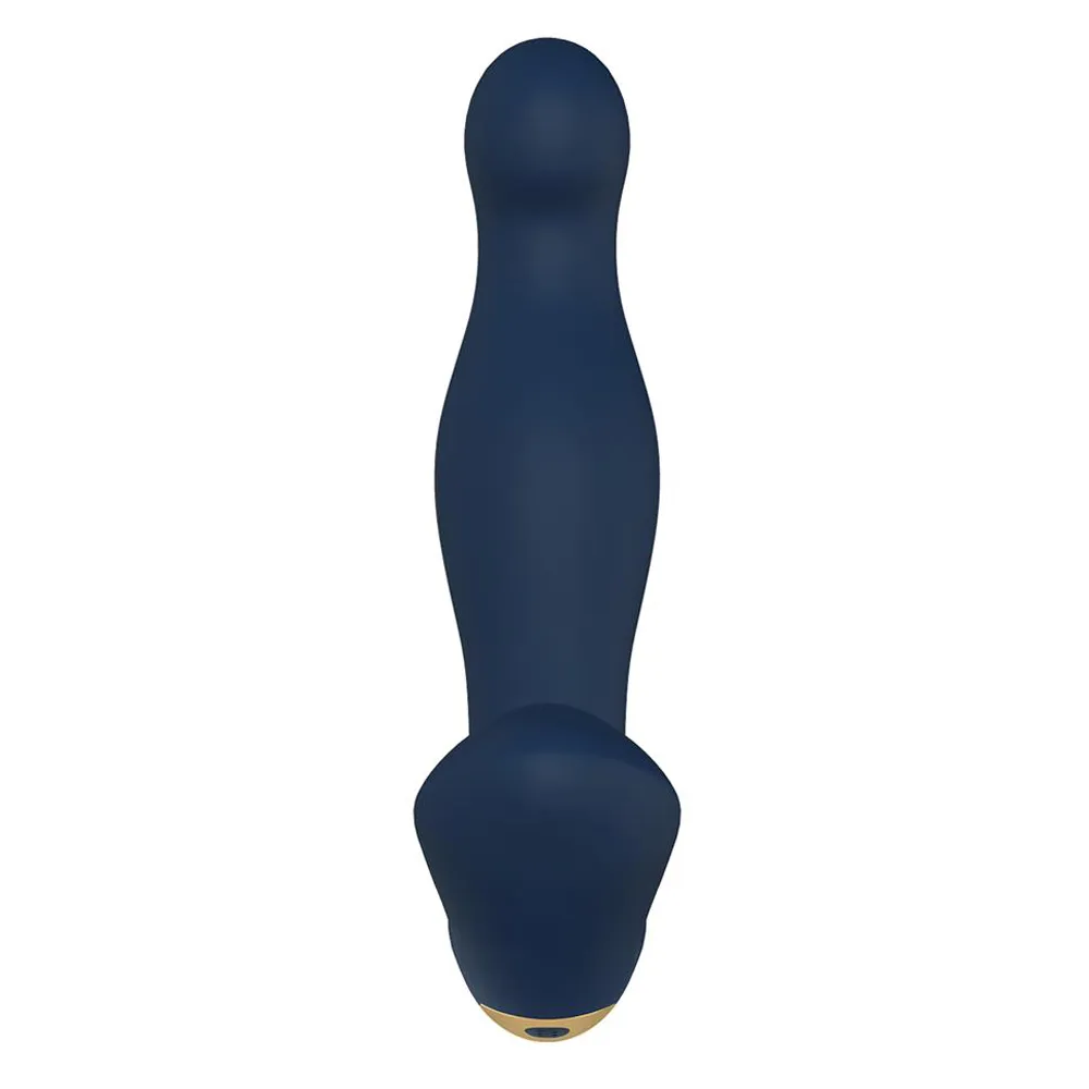 Вибростимулятор простаты Dream Toys Goddess Collection Arges, 14,8 см (синий)